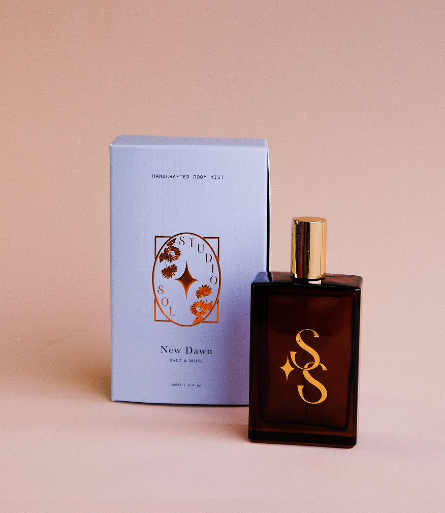 New Dawn Room Mist - Salt + Moss