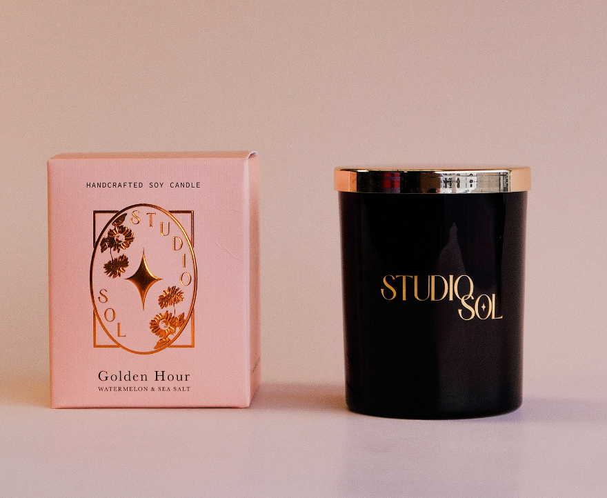 Golden Hour Candle - Watermelon + Sea Salt