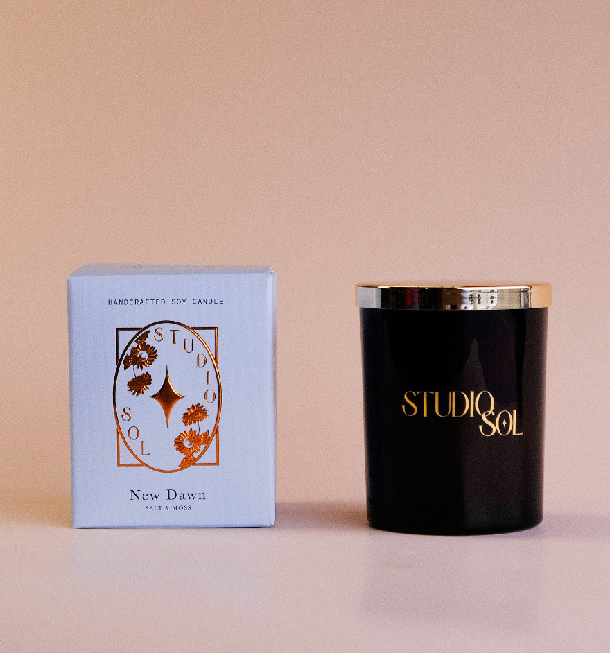 New Dawn Candle - Salt + Moss