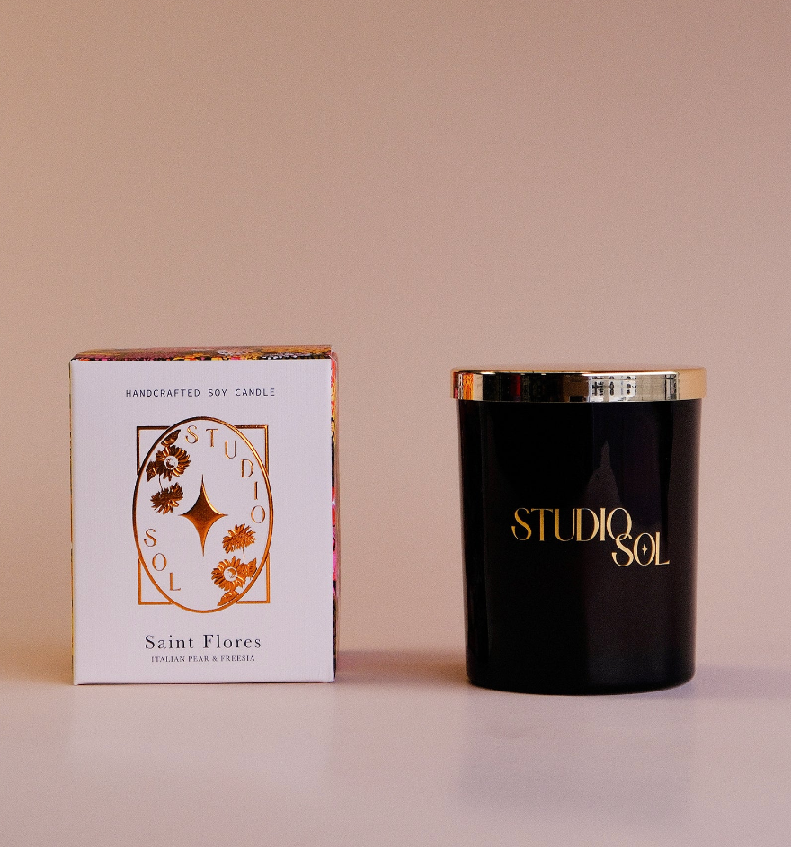 Saint Flores Candle - Italian Pear + Freesia