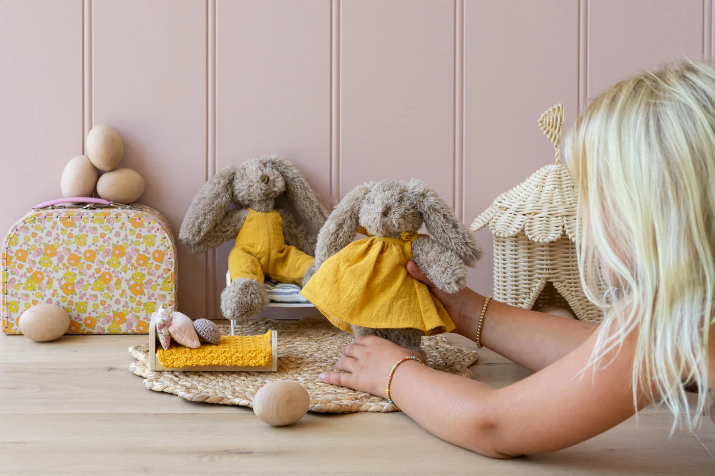 Honey Bunny Mustard Dress