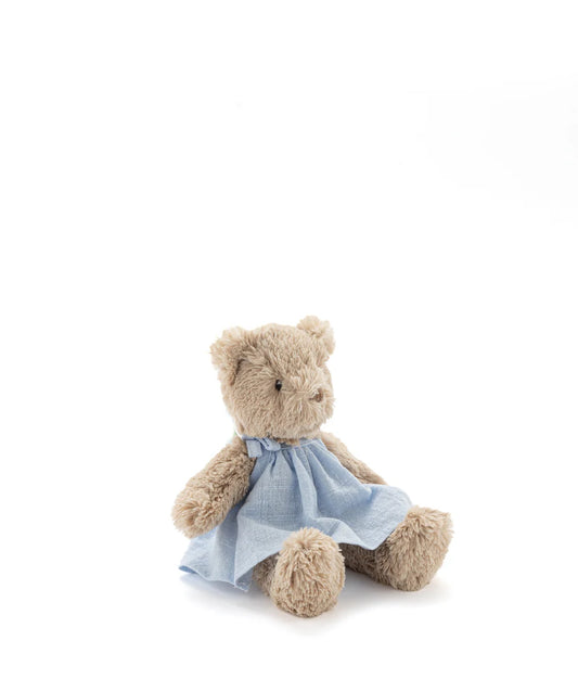Baby Honey Bear - Blue Dress