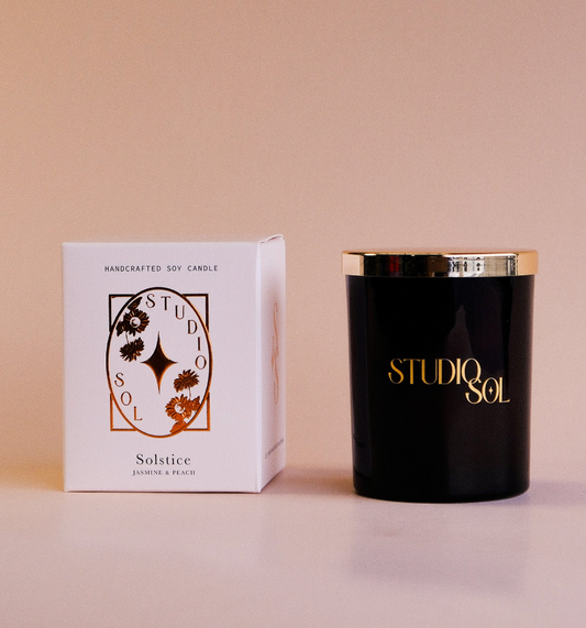 Solstice Candle -  Jasmine + Peach